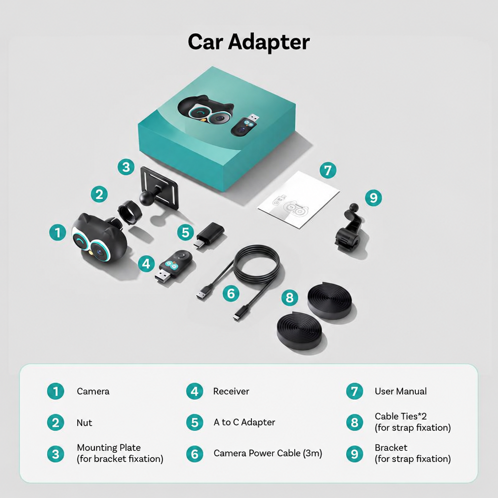 Backseat Baby Camera for CarPlay