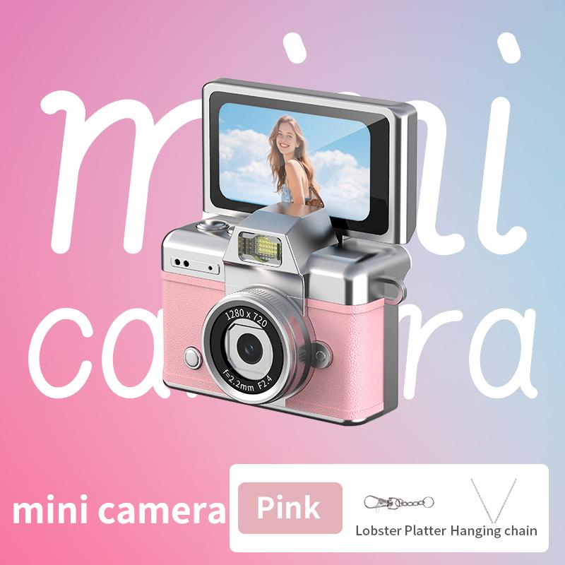 Mini Keychain Flip-Screen Camera