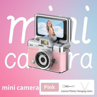 Mini Keychain Flip-Screen Camera