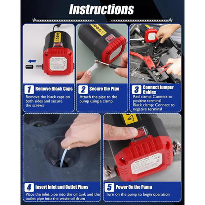 12V Electric Oil Extractor Pump