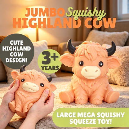 Jumbo Highland Cow Squishy