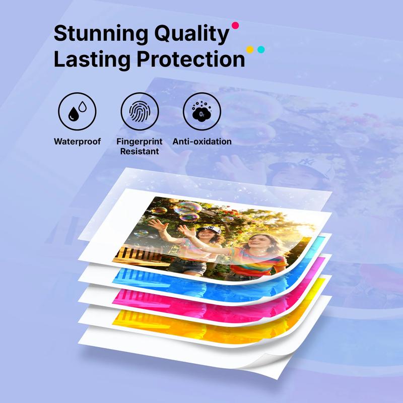 Water and fingerprint resistant prints