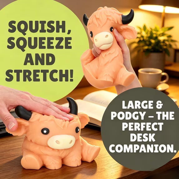Jumbo Highland Cow Squishy