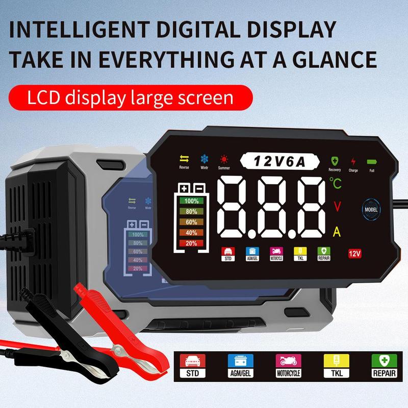 12V Smart Battery Charger & Maintainer