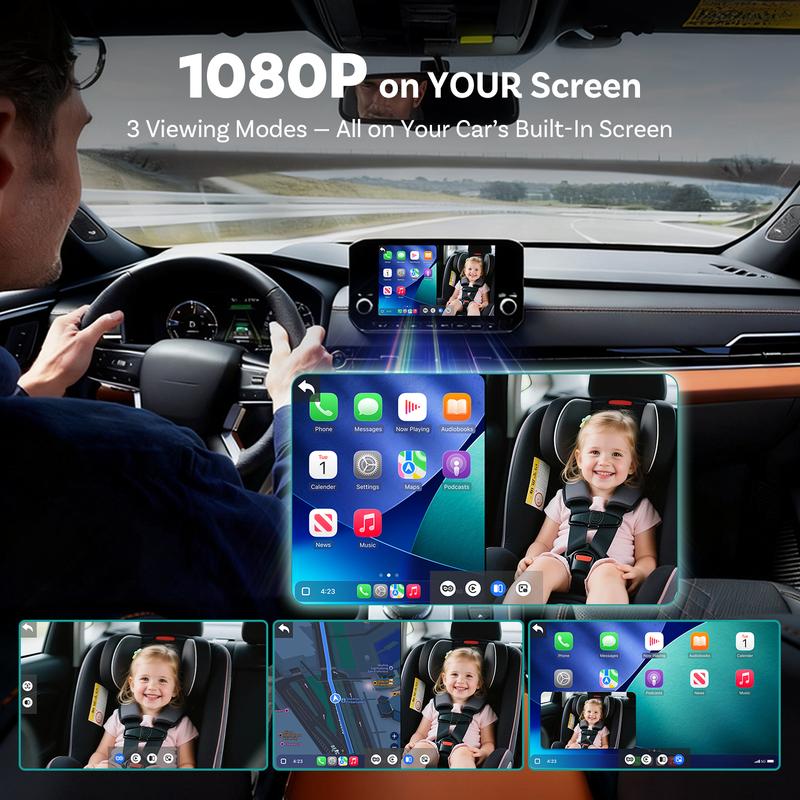 Backseat Baby Camera for CarPlay