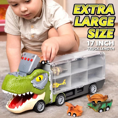 13 in 1 Dinosaur Transport Carrier Truck Set