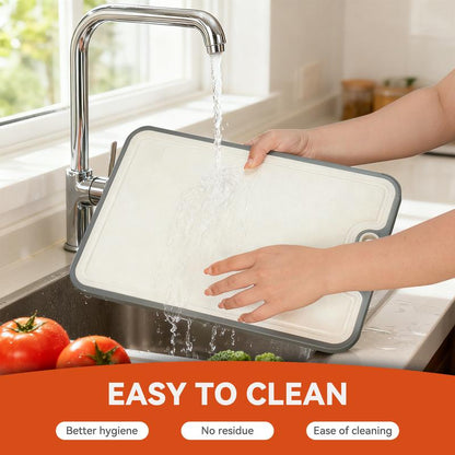 2-in-1 Stainless Steel Cutting Board