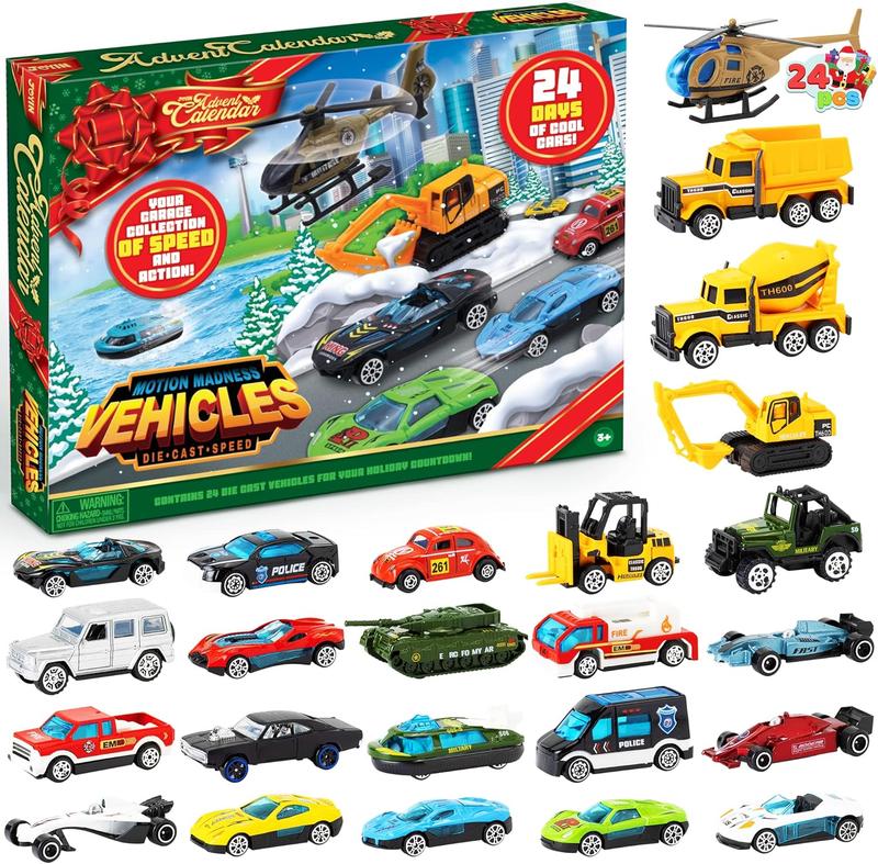 Hot Wheel Car Set For Boys Advent Calendar