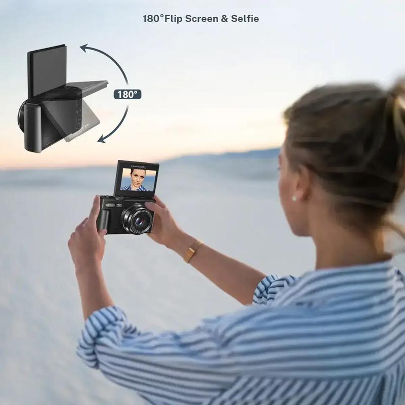 3-Inch Flip-Screen Zoom Camera