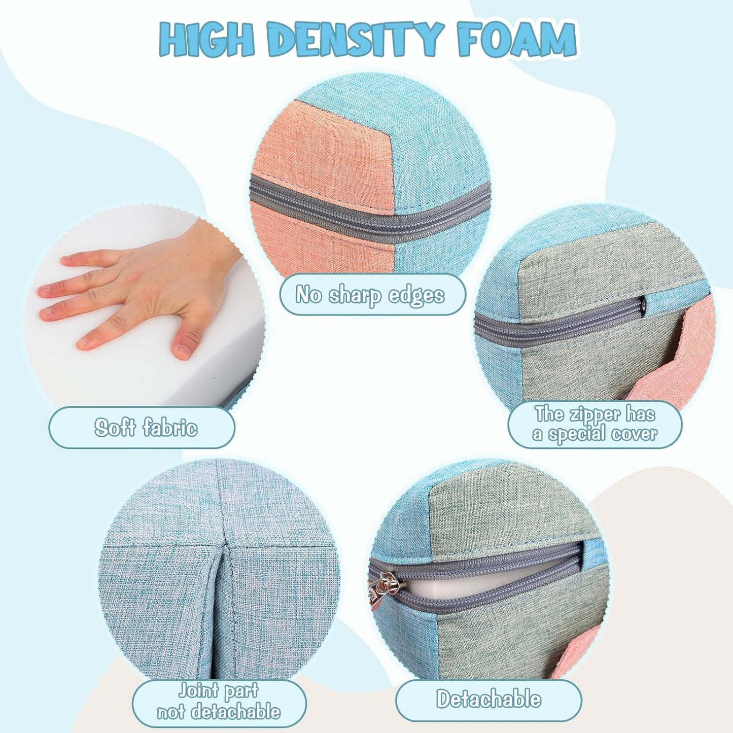 4 in 1 Foam Climbing Blocks for Toddlers