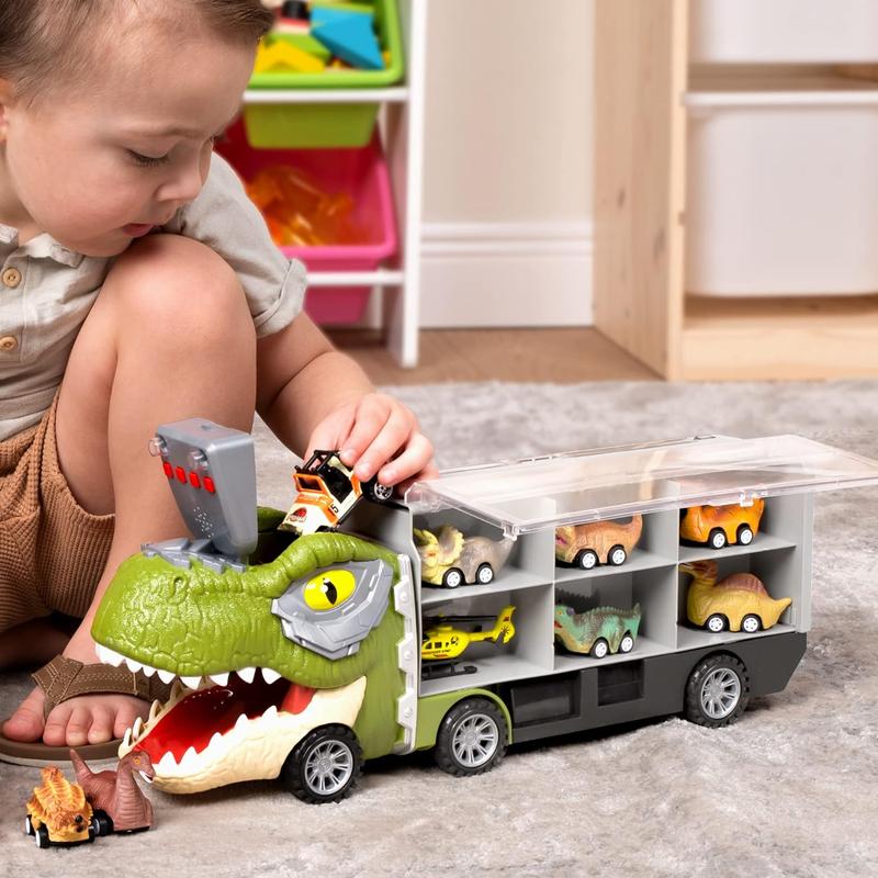 13 in 1 Dinosaur Transport Carrier Truck Set