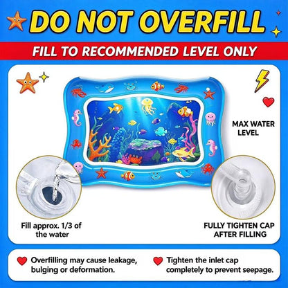 Cat Water Play Mat with Floating Fish