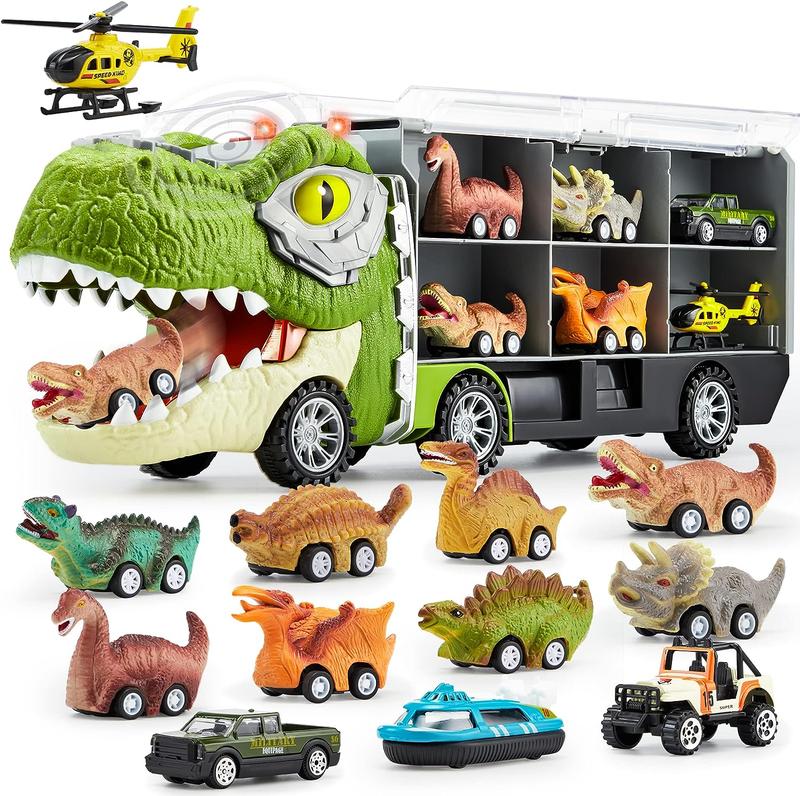13 in 1 Dinosaur Transport Carrier Truck Set