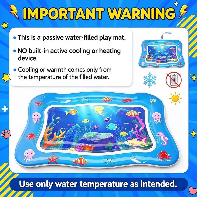 Cat Water Play Mat with Floating Fish