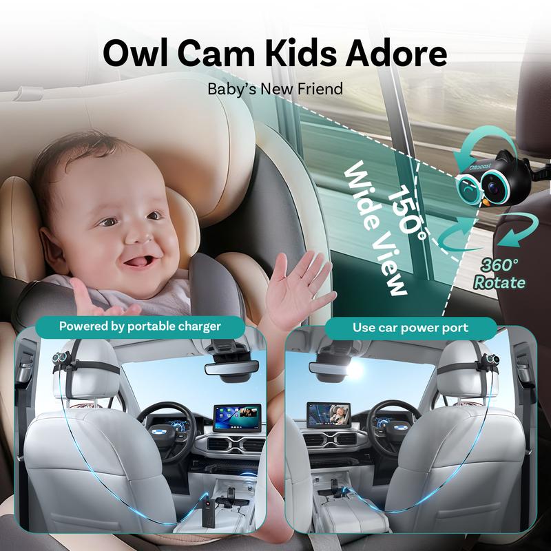 Backseat Baby Camera for CarPlay