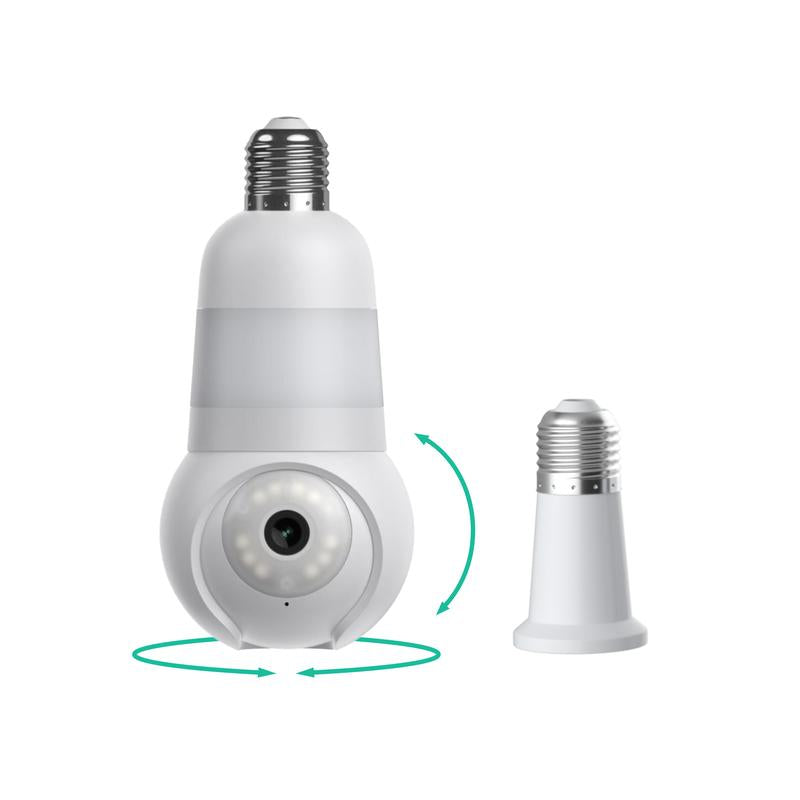 2K Light Bulb Security Camera