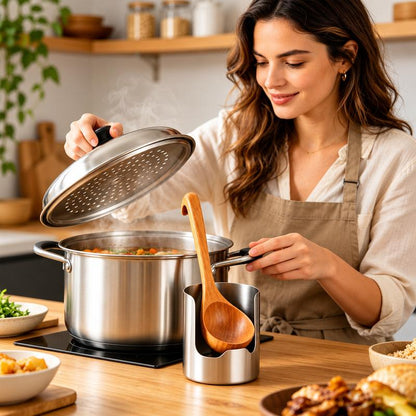 Stainless Spoon & Lid Rest