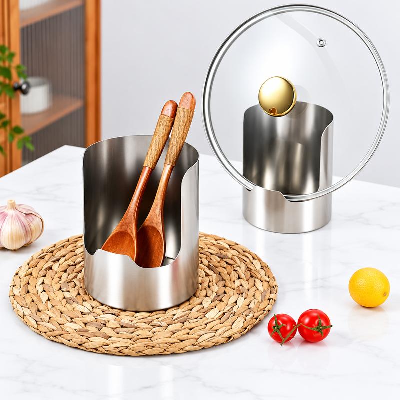Stainless Spoon & Lid Rest