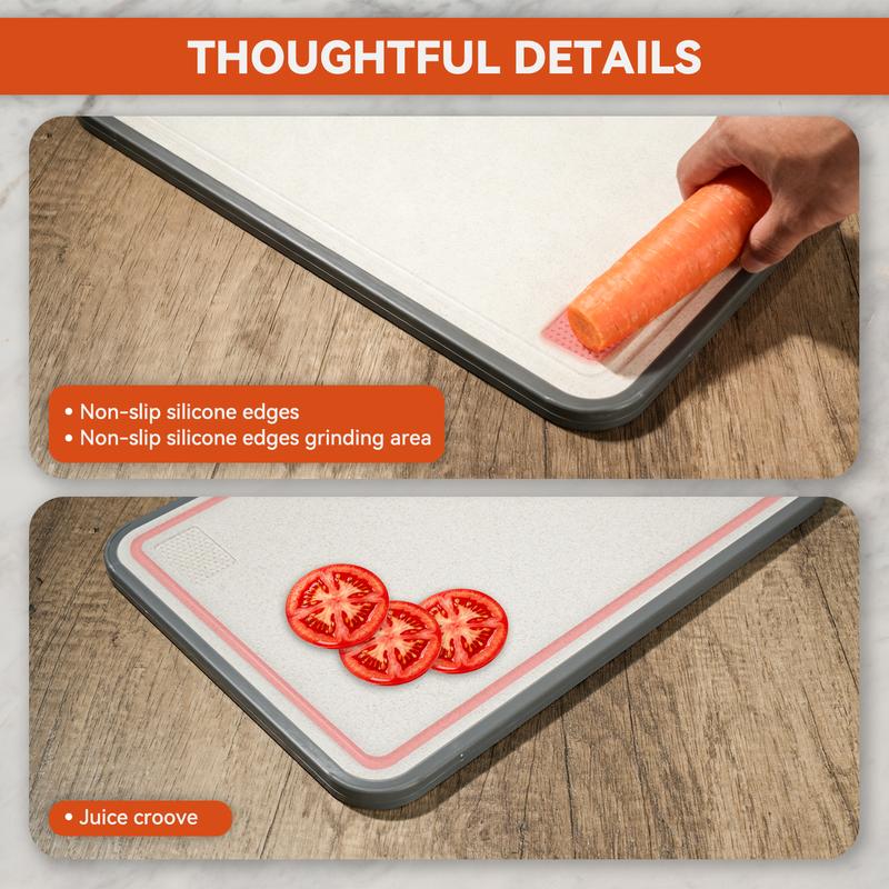 2-in-1 Stainless Steel Cutting Board