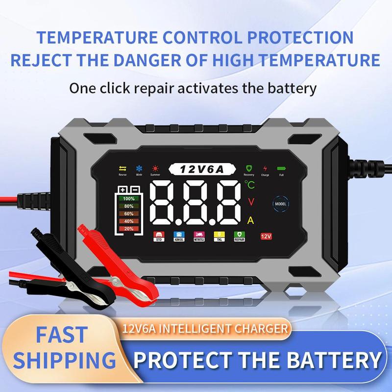 12V Smart Battery Charger & Maintainer