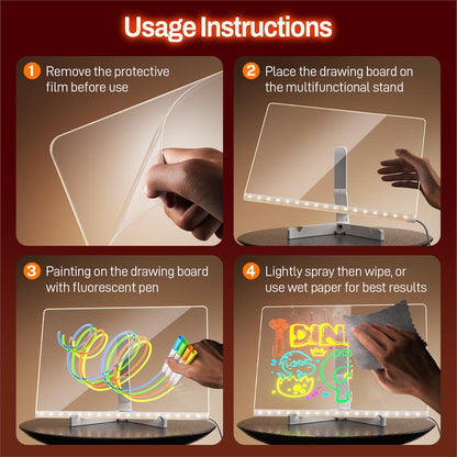 GlowDoodle LED Drawing Board - photo 7