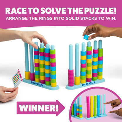 Color Ring Stack Race Game