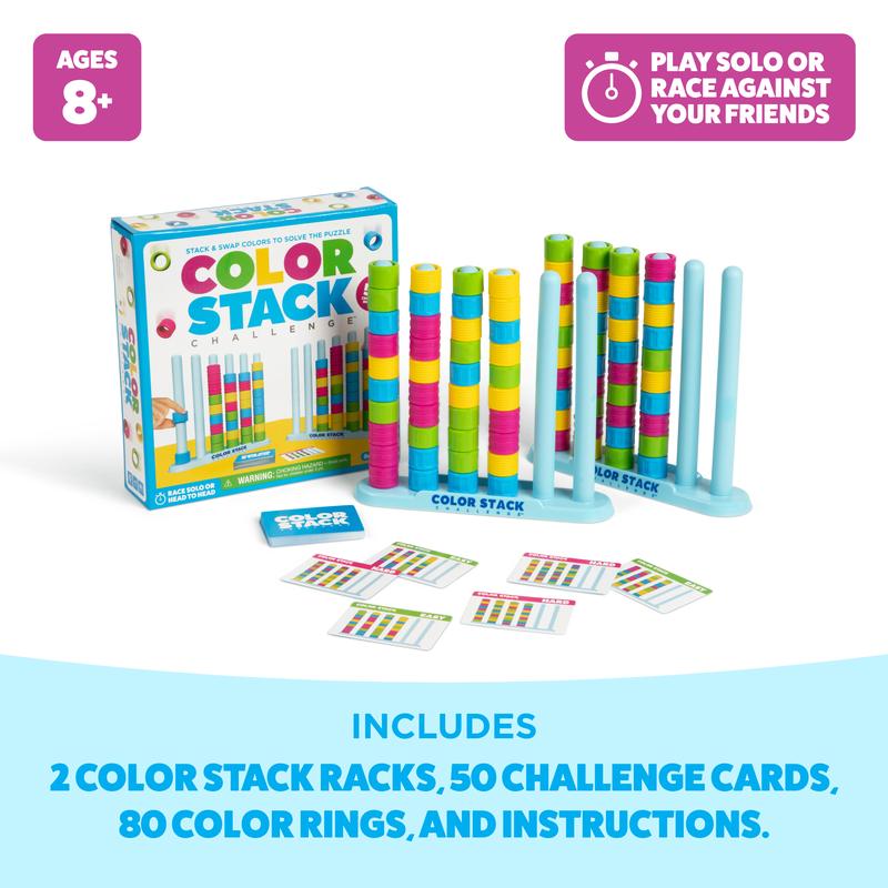 Color Ring Stack Race Game
