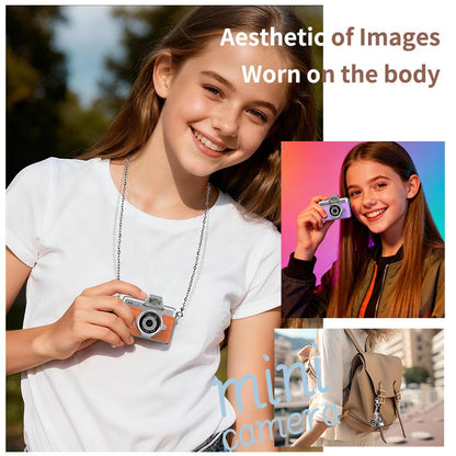 Mini Keychain Flip-Screen Camera