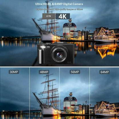 3-Inch Flip-Screen Zoom Camera