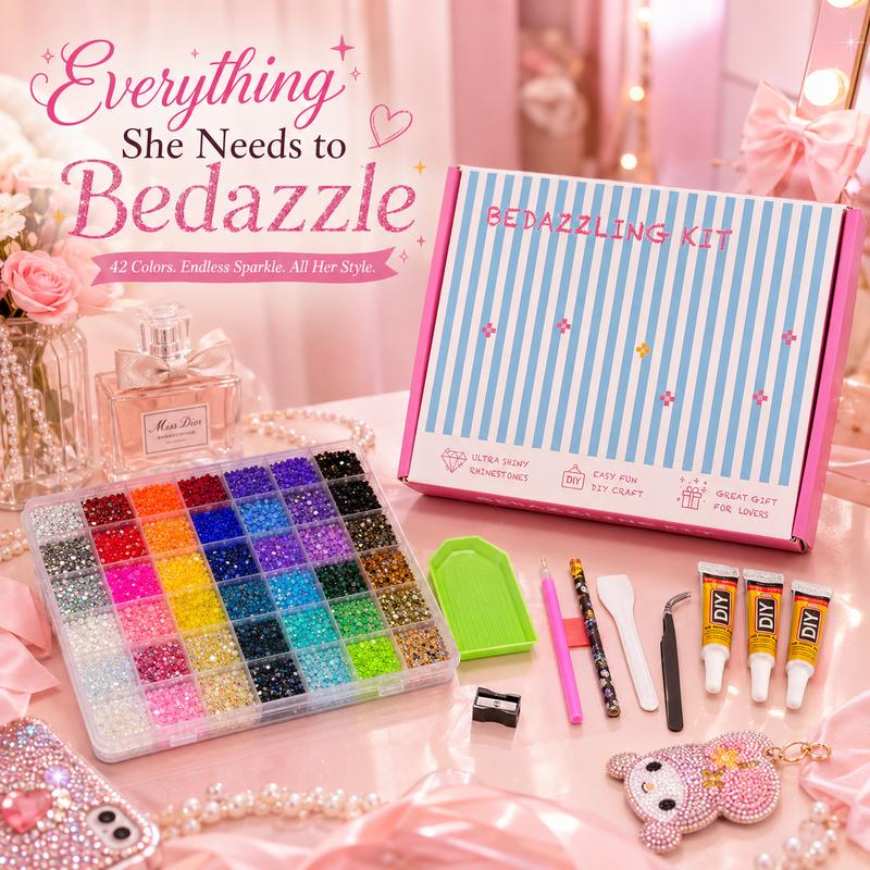 SparkleBox 42-Color Bedazzling Kit