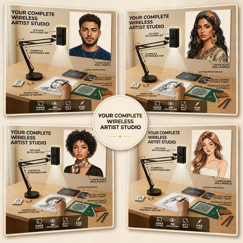 Wireless artist studio setups