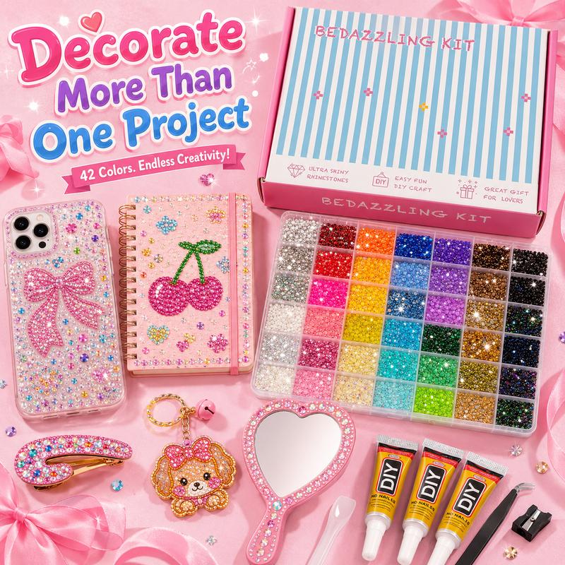 SparkleBox 42-Color Bedazzling Kit