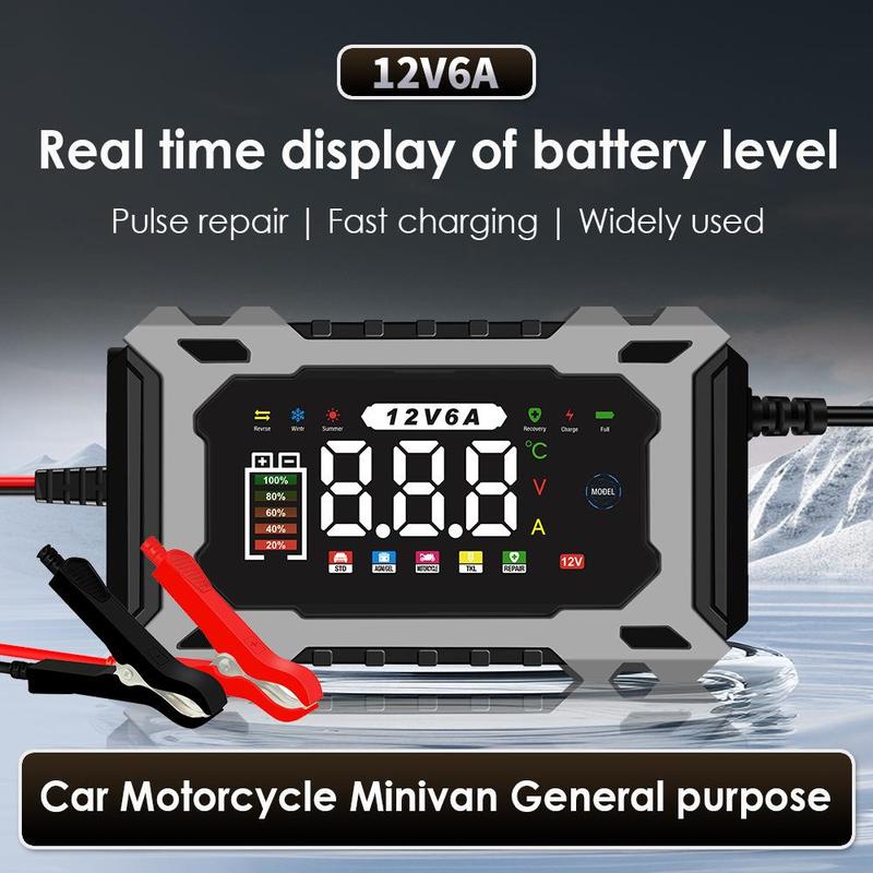 12V Smart Battery Charger & Maintainer