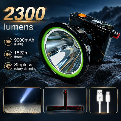 2300-Lumen Long-Range Headlamp