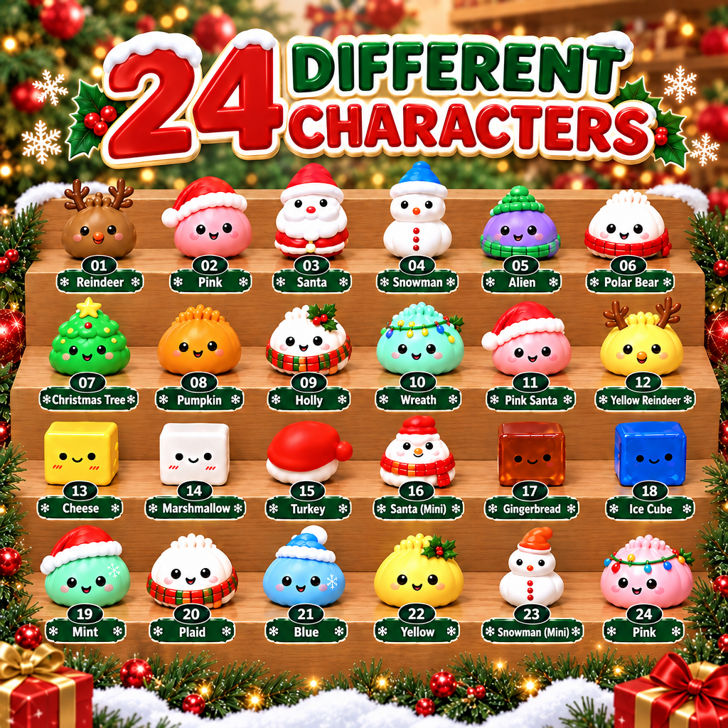 2026 Dumpling Squishy Advent Calendar