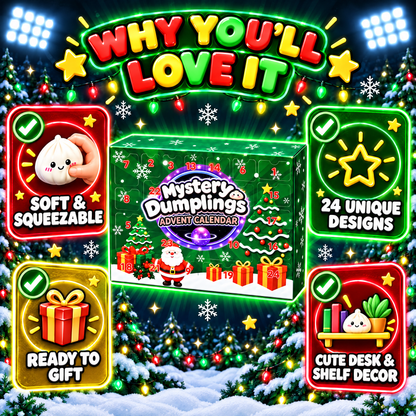 2026 Large Dumpling Squishy Advent Calendar