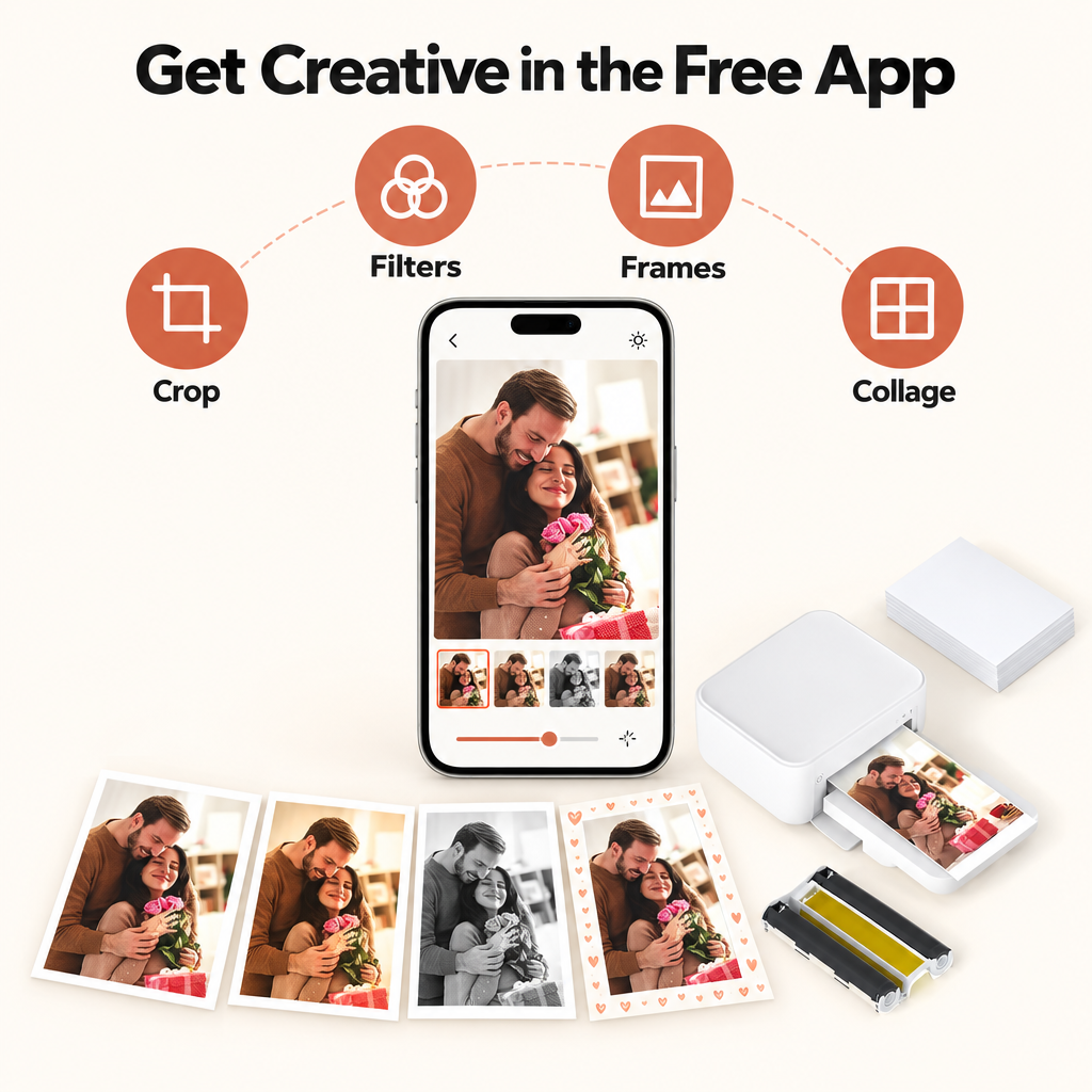 PrintDock 4x6 Instant Photo Printer - Free app