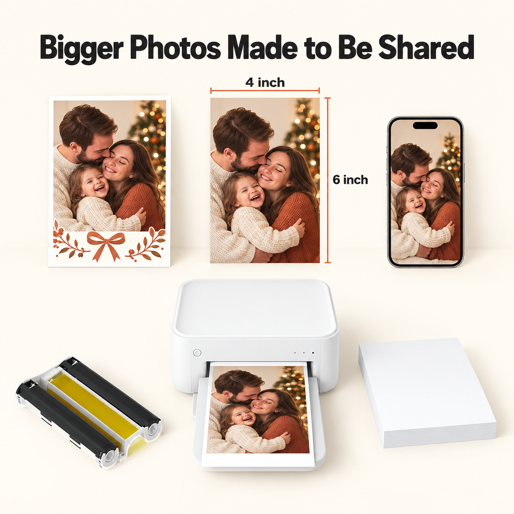 PrintDock 4x6 Instant Photo Printer - 4x6 prints