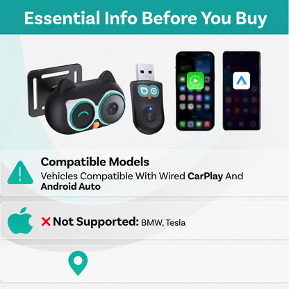 Backseat Baby Camera for CarPlay