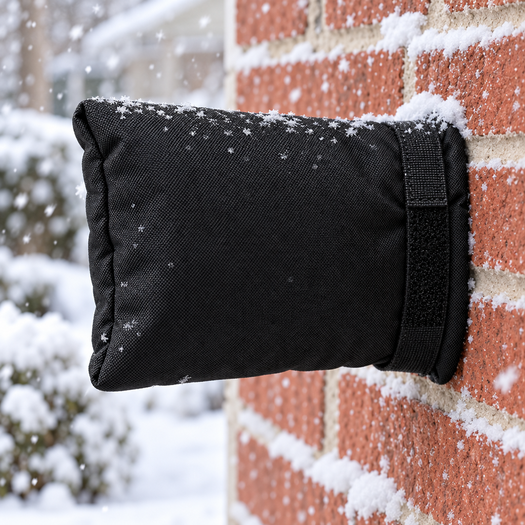 SpigotSnug Outdoor Faucet Cover - Main option 2 installed