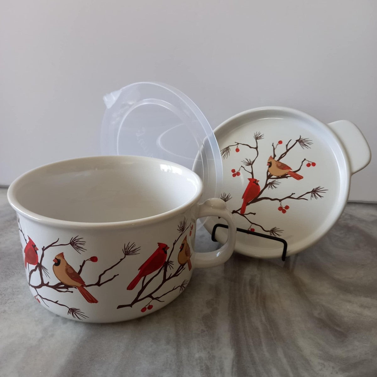25 oz Meal Mug Set with Lid (4 pack)